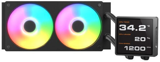 Cougar Poseidon Vistek PRO Υδρόψυξη AIO CPU με 2 Ανεμιστήρες 120mm και ARGB Φωτισμό
