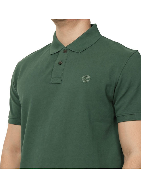Polo Short Sleeve Green Blouse