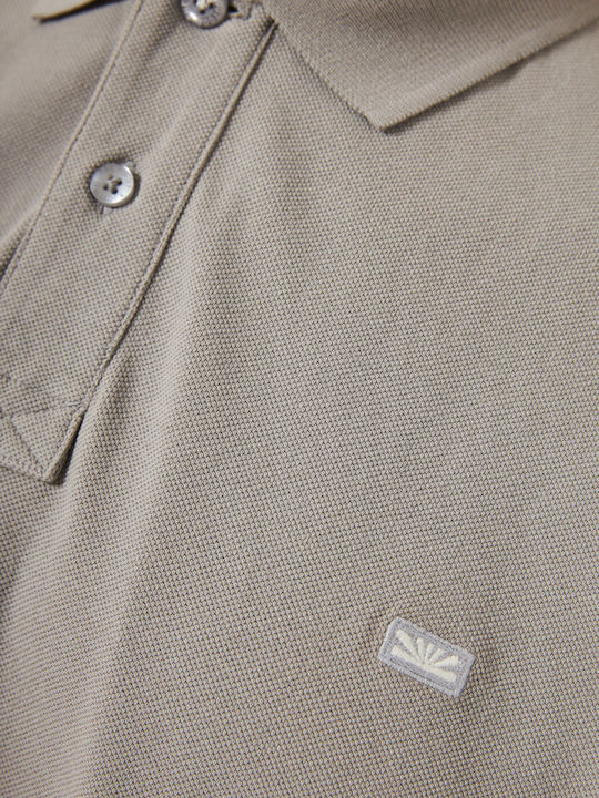 Polo Herrenbluse Kurzarm Graue