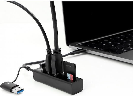 DeLock Card Reader Type-C για SD/microSD