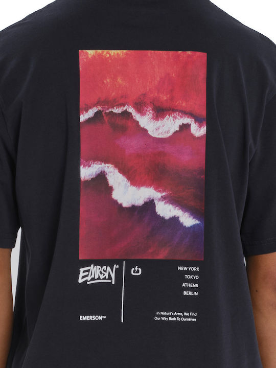 T-shirt Navy Μπλε