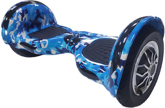 Smart Balance Wheel 10" Blue Camo Hoverboard With 10km/h Max Speed And 20km Autonomy In Blue Colour