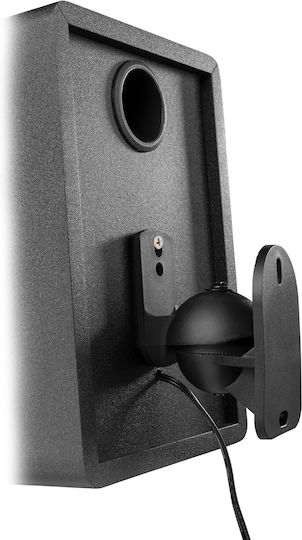 Audizio Wall Mounted Speaker Stands HTS15 Pair In Black Color