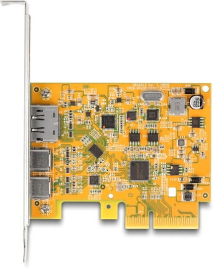 DeLock PCIe Card with 4 Type-C / USB 3.2 Ports