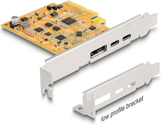 DeLock PCIe Card with 4 Type-C / USB 3.2 Ports