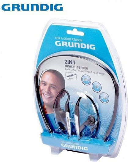 Grundig Ακουστικά Ψείρες Earbuds 38626 Τύπου Neckband Μαύρα