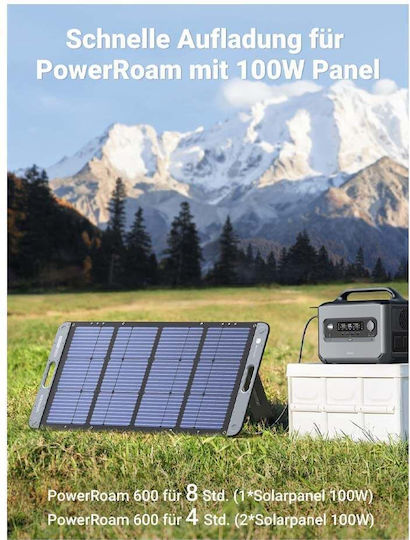 Ugreen Încărcător Solar Pliabil Panou Solar 100W cu Ieșire USB pentru Dispozitive Portabile 15113
