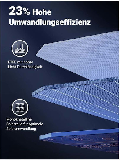 Ugreen Încărcător Solar Pliabil Panou Solar 100W cu Ieșire USB pentru Dispozitive Portabile 15113