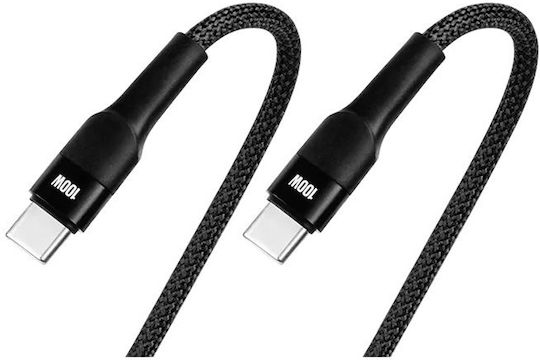 TTEC Mehrere Anschlusskabel USB zu Typ-C Schwarz 1,5 m