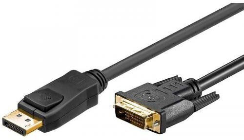 LogiLink 5m DVI-D male to DisplayPort male Cable Black (CV0133)