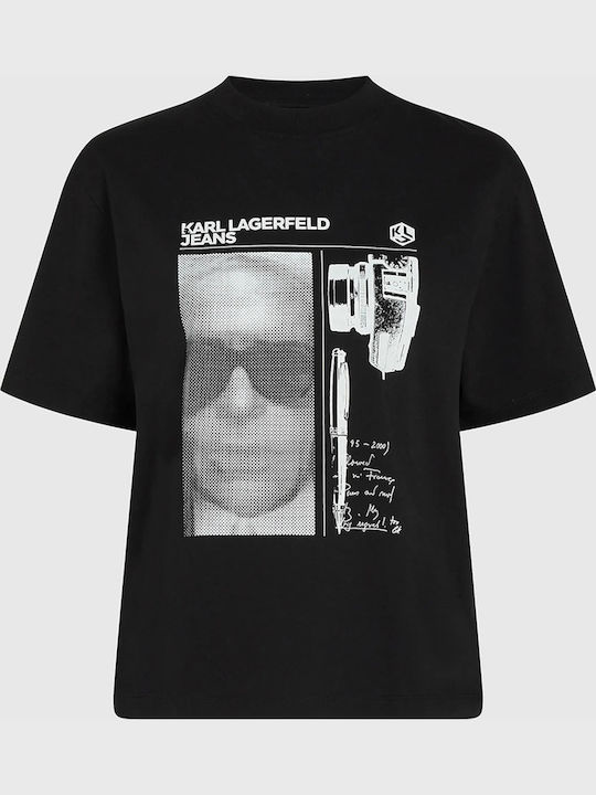 Karl Γυναικείο T-shirt Black