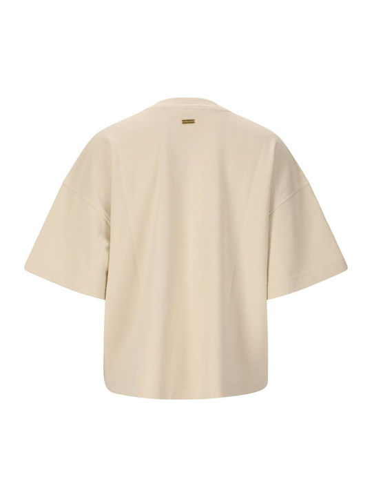 Women's Sports T-shirt Beige
