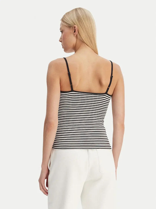 Tommy Hilfiger Women's Cotton Top with Spaghetti Straps Black
