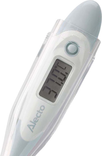 Alecto Digital Thermometer Flexible Tip Memory Fever Alarm White Blue