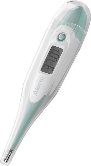 Alecto Digital Thermometer Flexibler Tip Speicher Fieber Alarm Grüne