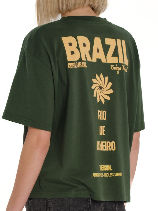 Γυναικείο Αθλητικό T-shirt Πράσινο