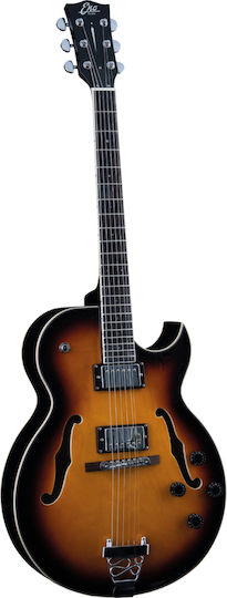 Epiphone ES-335 Electric Guitar for Left-handed with HH Pickup Configuration Vintage Sunburst