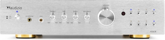Audizio AD420A Integrierter Hi-Fi-Verstärker Stereo 110.114 Silber