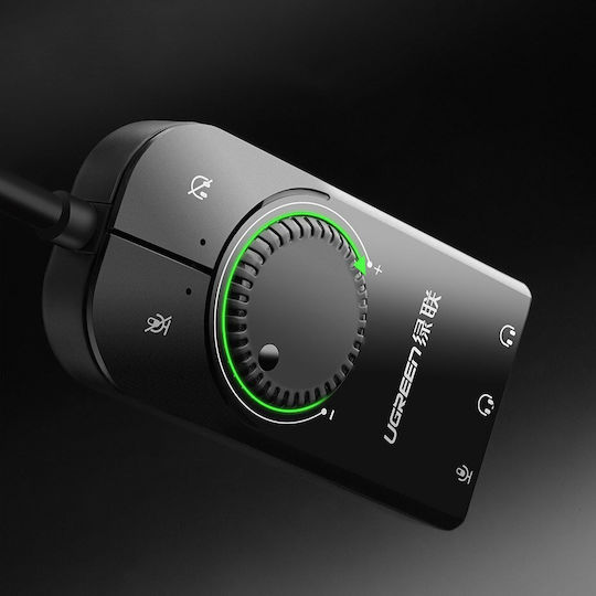Ugreen CM129 15cm External USB 2.0 Sound Card