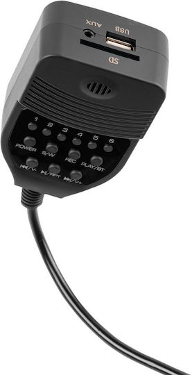 Vonyx Megafon Putere 75W cu Înregistrare vocală Player MP3 USB și Tonuri de sunet