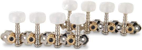Gewa Κλειδιά για Μαντολίνο F&S Mandolin Tuners Silver Acrylic/Nickel