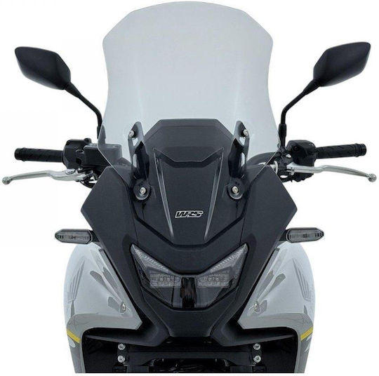 WRS Transparentes Visier Motorrad für Honda Transalp HO084F