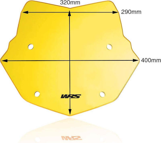 Vizieră transparentă motocicletă Galben pentru BMW R 1250 GS / R 1250 GS Adventure BM026GF