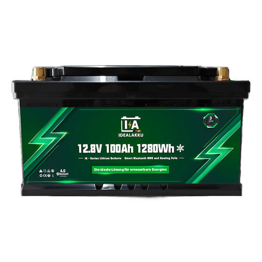 Idealakku Baterie Fotovoltaică Litiu 12.8V 100Ah
