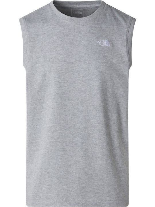 Simple Dome T-shirt Tnf Pale Grey Heather
