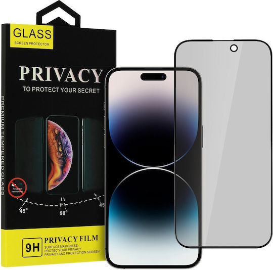 Privacy Full Face Tempered Glass Black (Redmi Note 15 Pro 5G)