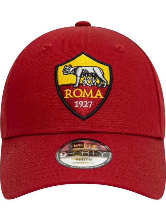 New Era Palarie Copii Jockey Tesatura As Roma Roșie
