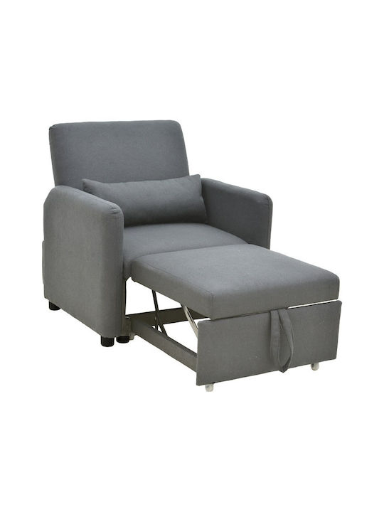 Flexa Sessel Bett Grau 85x92x84cm
