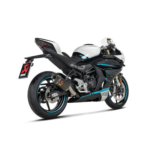 Akrapovic Motorrad Schutzkleidung Akrapovic Auspuffkappe Schwarz