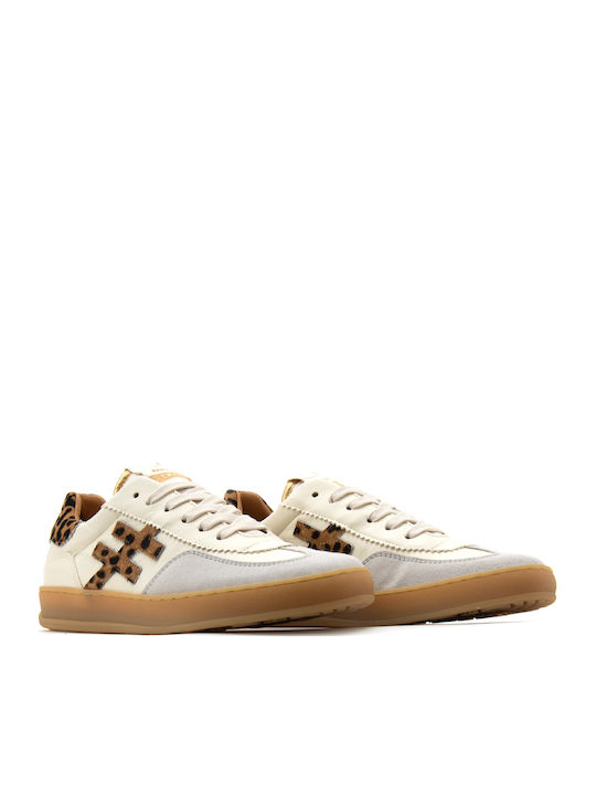 Γυναικεία Sneakers Εκρου- Καφε- Μαυρο