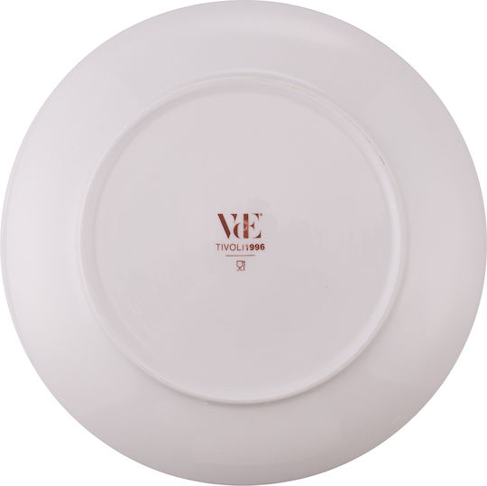 Villa D'Este Beige Porcelain Dinnerware Set 18pcs