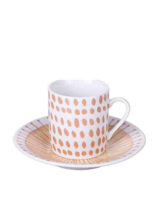 Villa D'Este Coffee Cup Made of Multicolour Porcelain 90ml