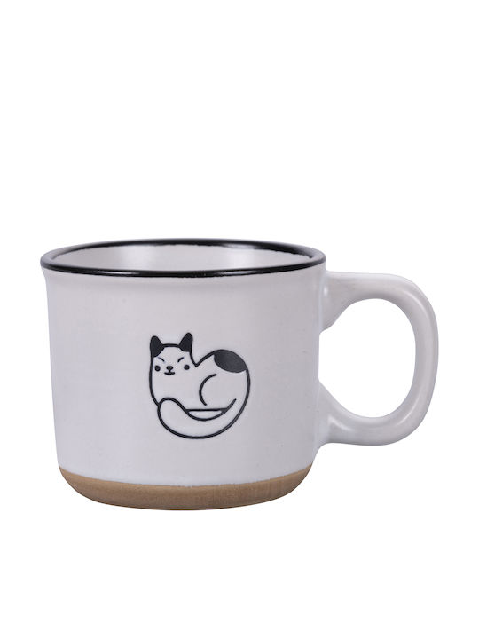 Villa D'Este Ceașcă De Cafea Din Ceramică Maro 90ml