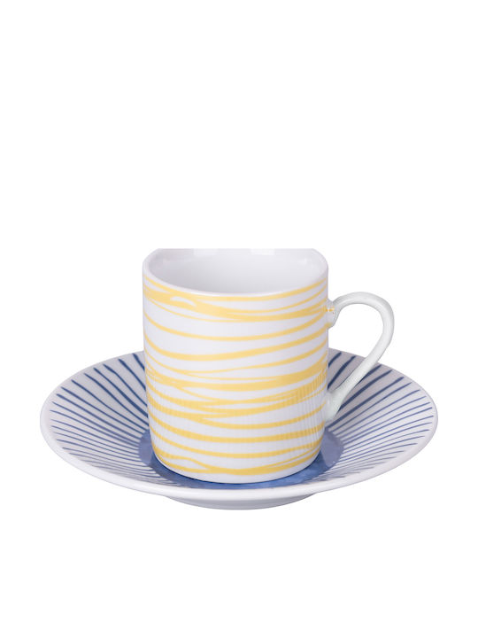 Villa D'Este Coffee Cup Made of Multicolour Porcelain 90ml