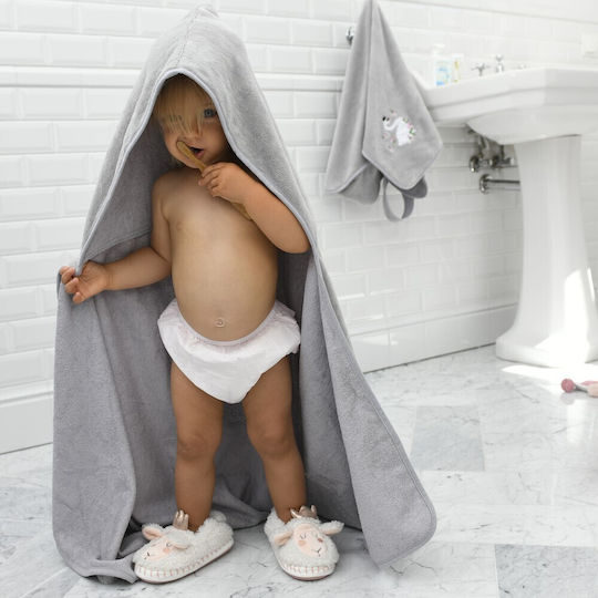 La Millou Baby Hooded Towel Blue