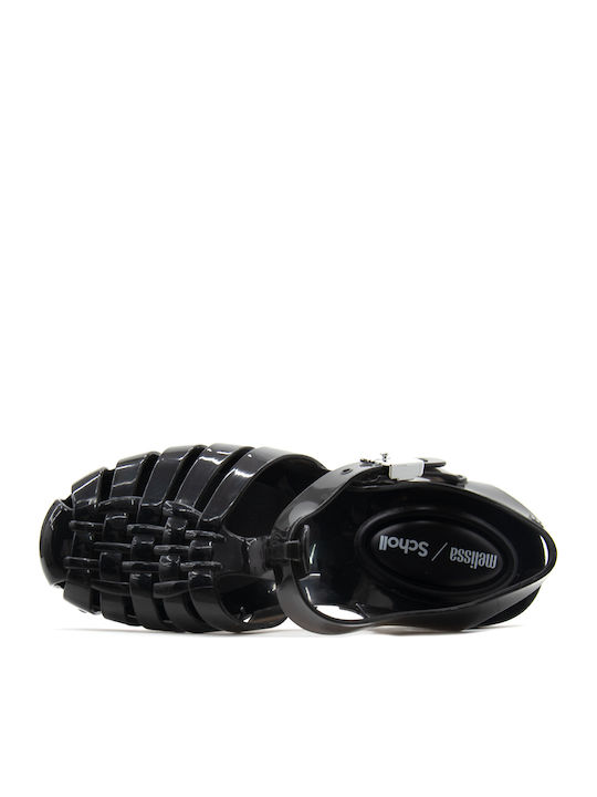Damen Flache Schwarze Sandalen