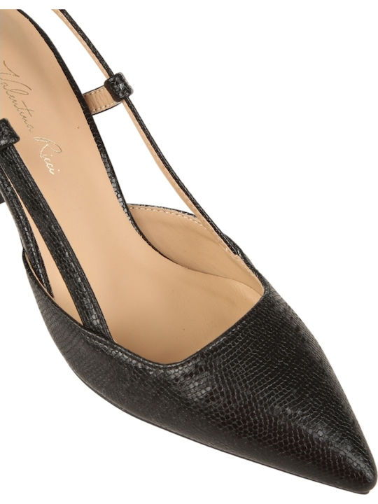 Heels with Strap Black