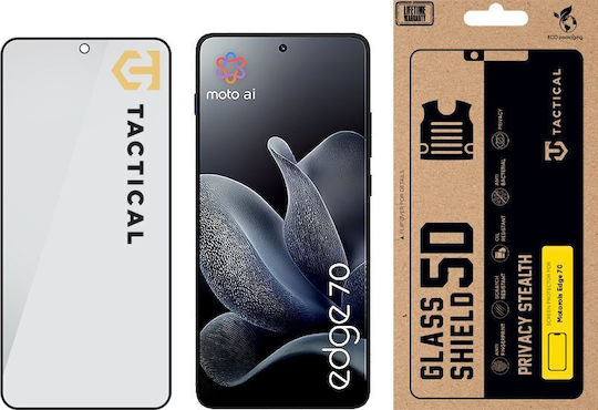 Tactical 5D Privacy Tempered Glass (Motorola Edge 70)