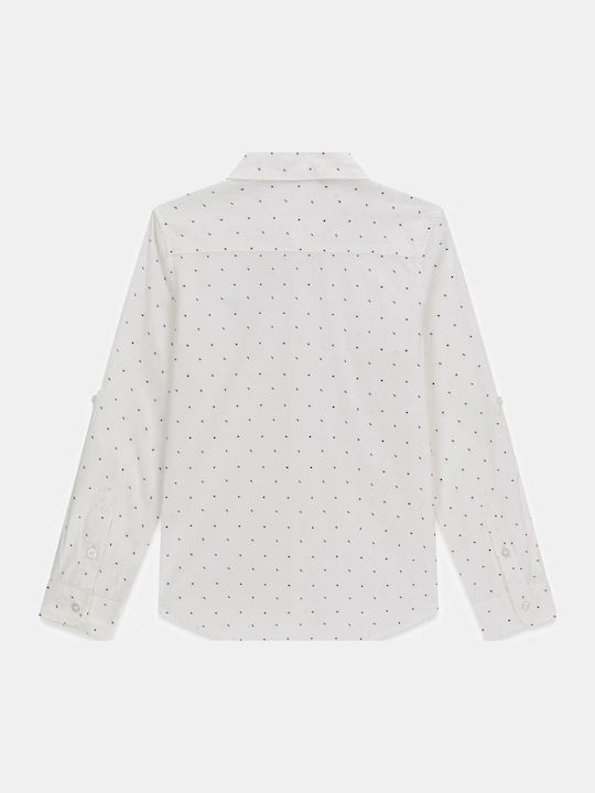 Kids Long-Sleeved Shirt White