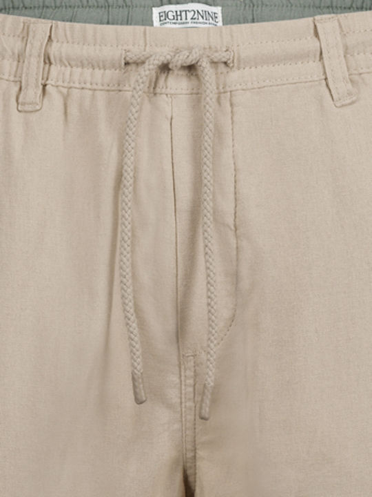 Pantaloni Scurți Bărbați Bej