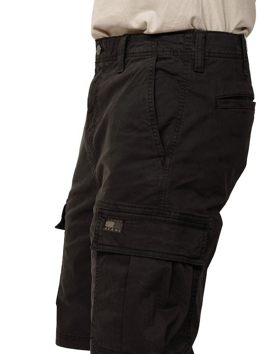 Herren Shorts Cargo Schwarz