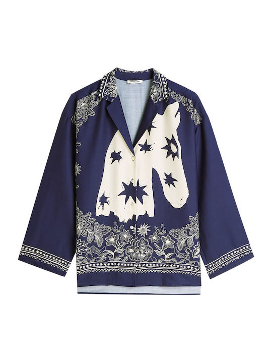 Long Sleeve Women's Shirt Blue