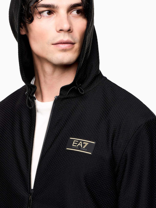 Cardigan With Hood Black