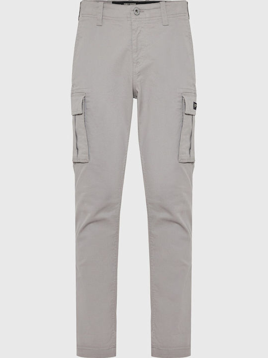 Men's Cargo Elastic Regular Fit Trousers Grey