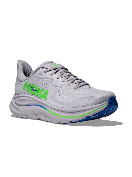 Clifton 10 Men's Sport Shoes Running Gray / Green