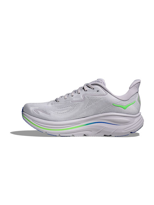 Clifton 10 Men's Sport Shoes Running Gray / Green